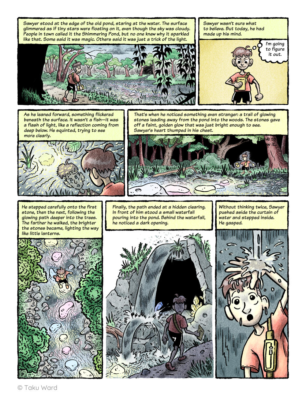 The Secret of the Shimmering Pond